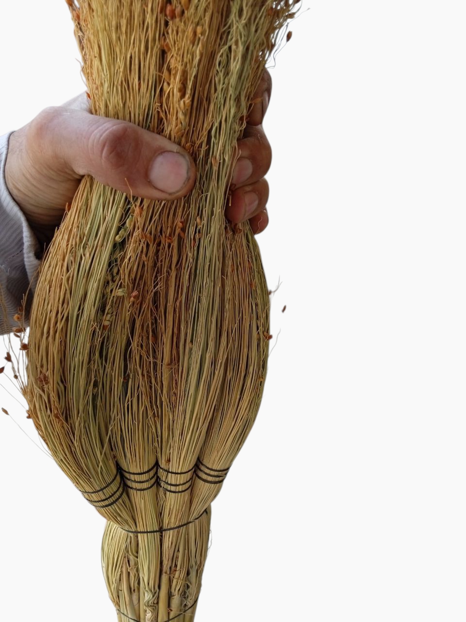 Веник сорго четырёхлучевой, прочный ручной веник для оптовых заказов