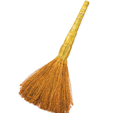 пятилучевой веник из сорго ручной работы